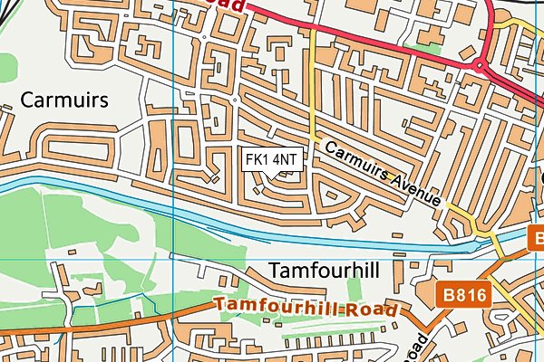 FK1 4NT map - OS VectorMap District (Ordnance Survey)