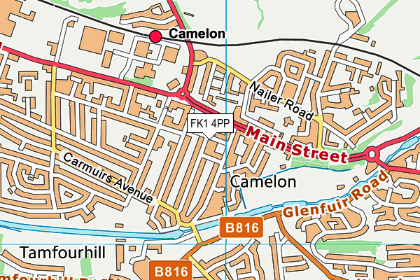 FK1 4PP map - OS VectorMap District (Ordnance Survey)