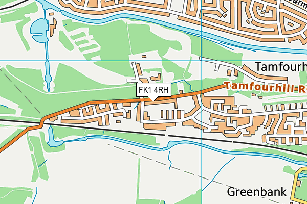 FK1 4RH map - OS VectorMap District (Ordnance Survey)