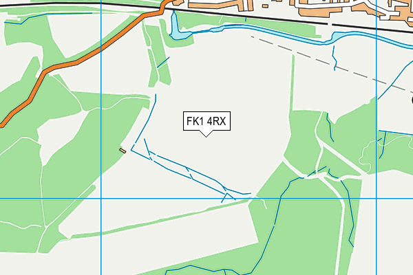 FK1 4RX map - OS VectorMap District (Ordnance Survey)