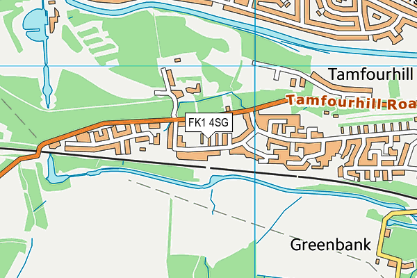 FK1 4SG map - OS VectorMap District (Ordnance Survey)