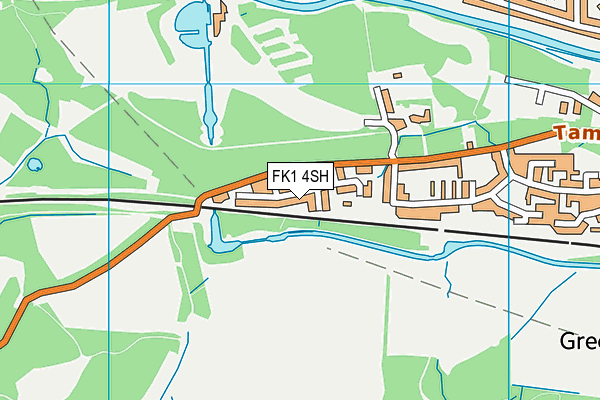 FK1 4SH map - OS VectorMap District (Ordnance Survey)