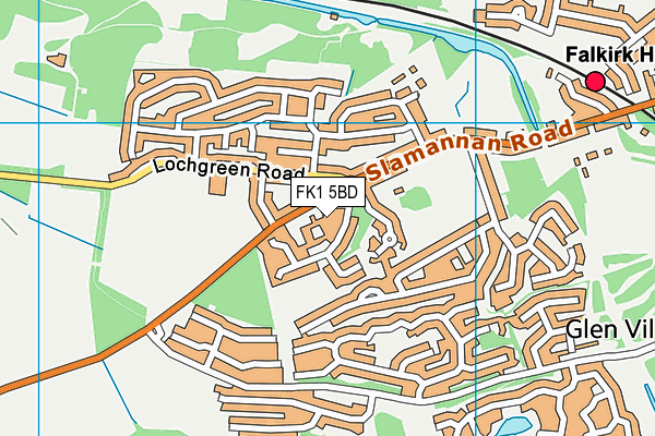 FK1 5BD map - OS VectorMap District (Ordnance Survey)