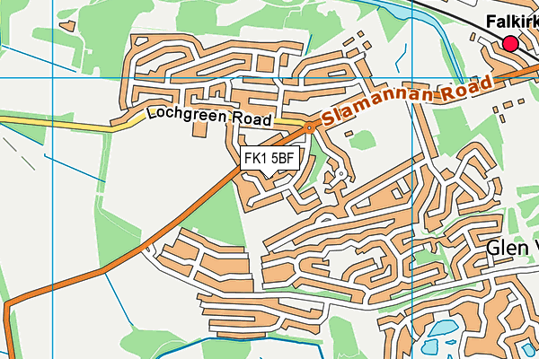 FK1 5BF map - OS VectorMap District (Ordnance Survey)