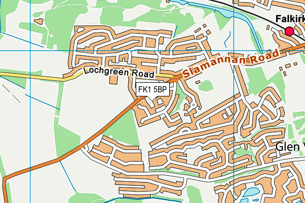 FK1 5BP map - OS VectorMap District (Ordnance Survey)