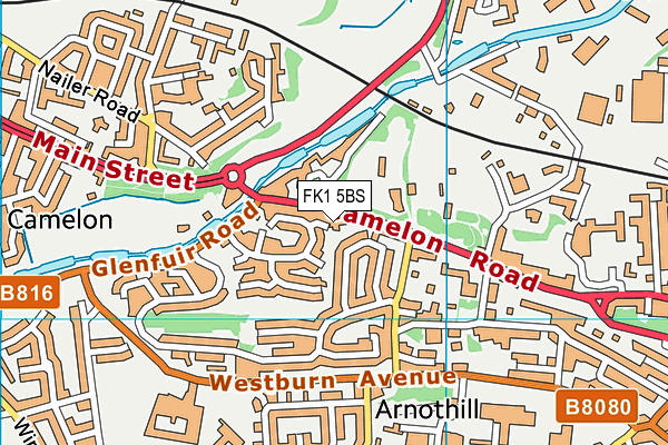 FK1 5BS map - OS VectorMap District (Ordnance Survey)