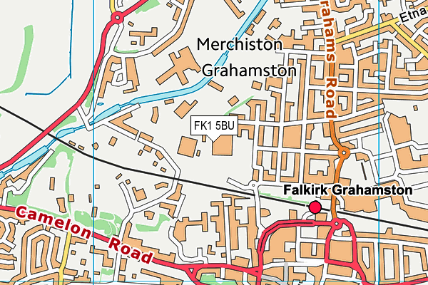 FK1 5BU map - OS VectorMap District (Ordnance Survey)