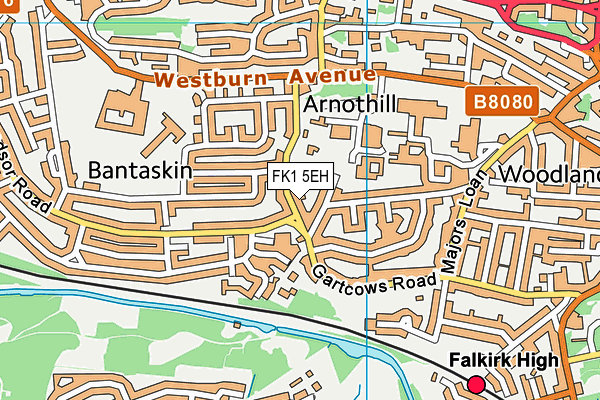 FK1 5EH map - OS VectorMap District (Ordnance Survey)