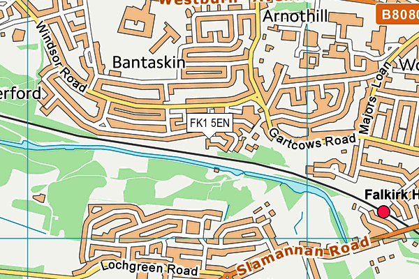 FK1 5EN map - OS VectorMap District (Ordnance Survey)