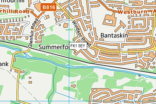 FK1 5EY map - OS VectorMap District (Ordnance Survey)