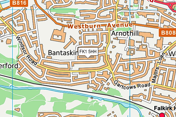 FK1 5HH map - OS VectorMap District (Ordnance Survey)