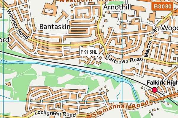 FK1 5HL map - OS VectorMap District (Ordnance Survey)