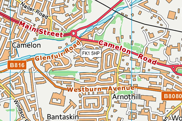 FK1 5HP map - OS VectorMap District (Ordnance Survey)