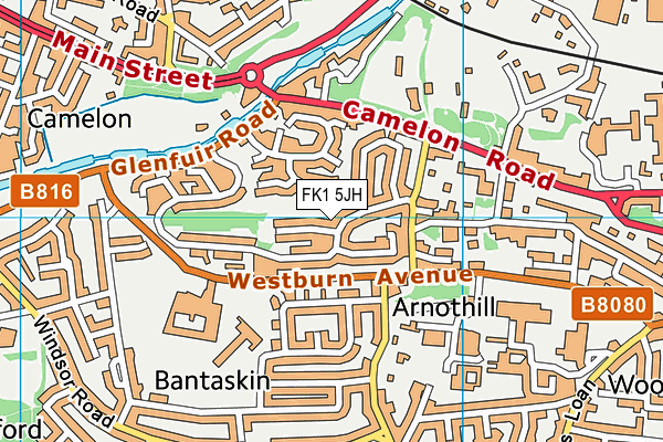 FK1 5JH map - OS VectorMap District (Ordnance Survey)