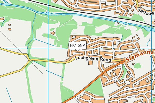 FK1 5NP map - OS VectorMap District (Ordnance Survey)