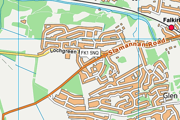 FK1 5NQ map - OS VectorMap District (Ordnance Survey)