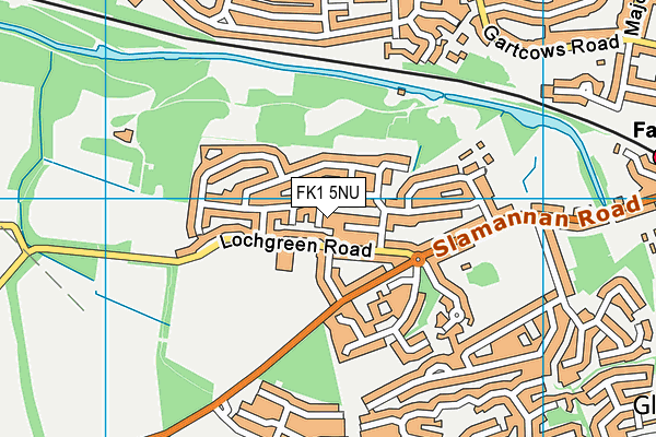 FK1 5NU map - OS VectorMap District (Ordnance Survey)