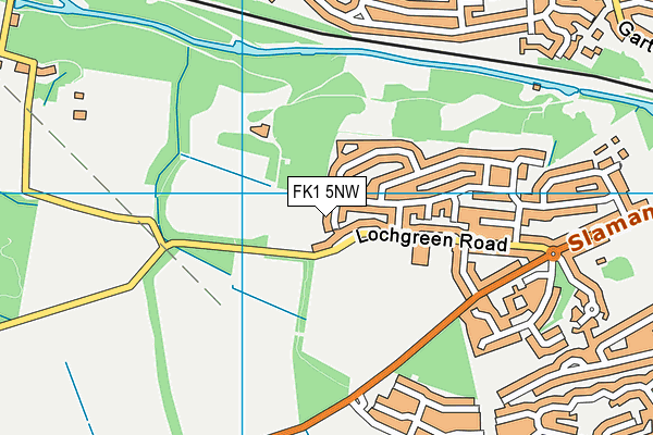 FK1 5NW map - OS VectorMap District (Ordnance Survey)