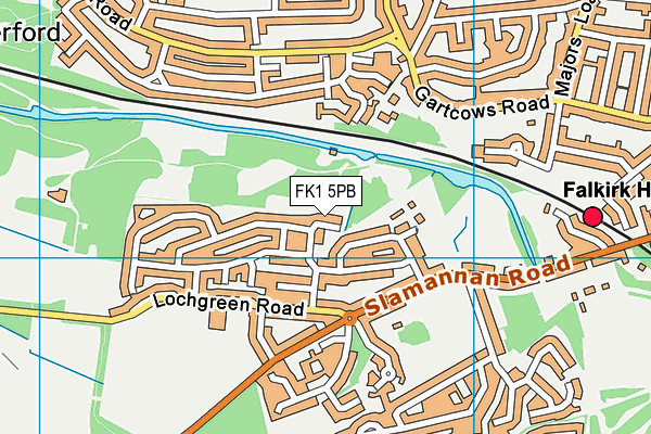 FK1 5PB map - OS VectorMap District (Ordnance Survey)