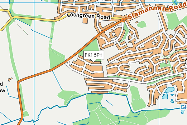 FK1 5PH map - OS VectorMap District (Ordnance Survey)