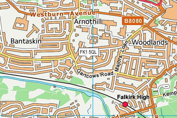 FK1 5QL map - OS VectorMap District (Ordnance Survey)