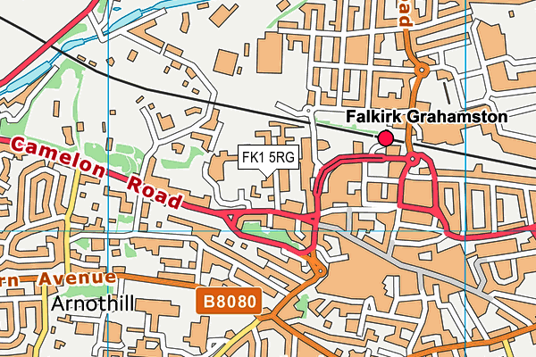 FK1 5RG map - OS VectorMap District (Ordnance Survey)