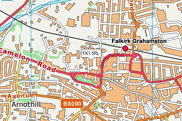 FK1 5RL map - OS VectorMap District (Ordnance Survey)