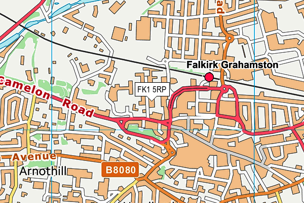 FK1 5RP map - OS VectorMap District (Ordnance Survey)