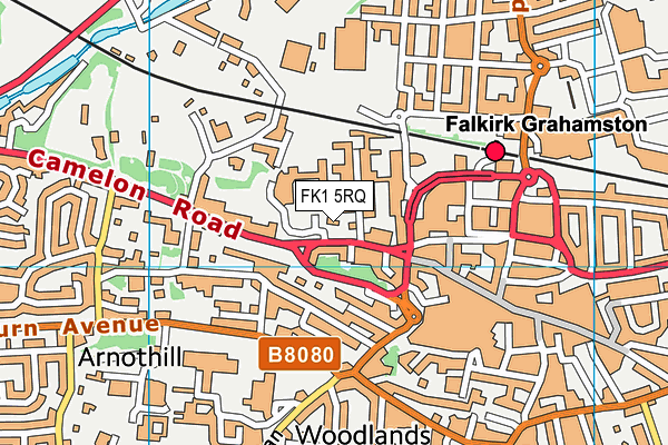 FK1 5RQ map - OS VectorMap District (Ordnance Survey)