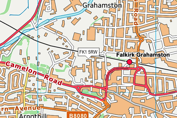 FK1 5RW map - OS VectorMap District (Ordnance Survey)