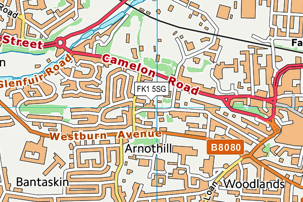 FK1 5SG map - OS VectorMap District (Ordnance Survey)