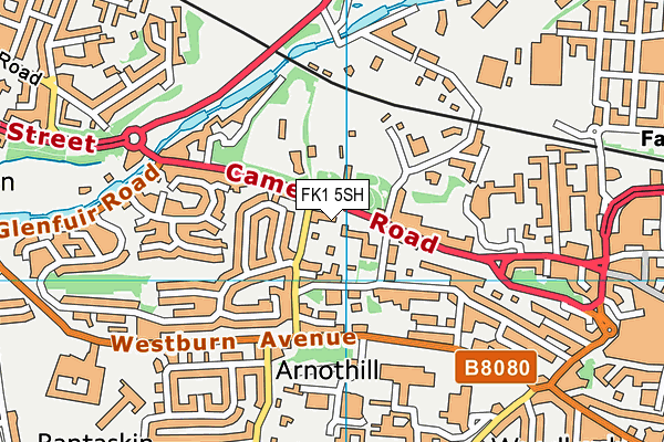 FK1 5SH map - OS VectorMap District (Ordnance Survey)