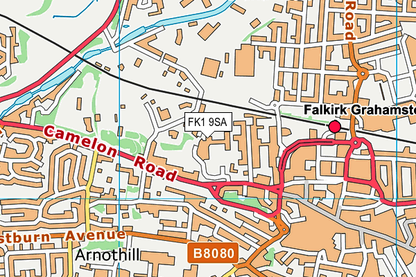 FK1 9SA map - OS VectorMap District (Ordnance Survey)