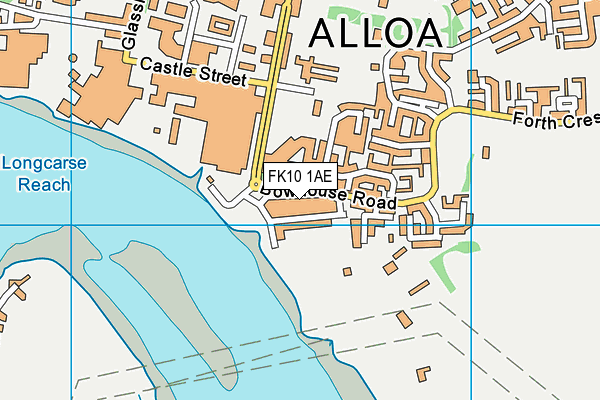 FK10 1AE map - OS VectorMap District (Ordnance Survey)