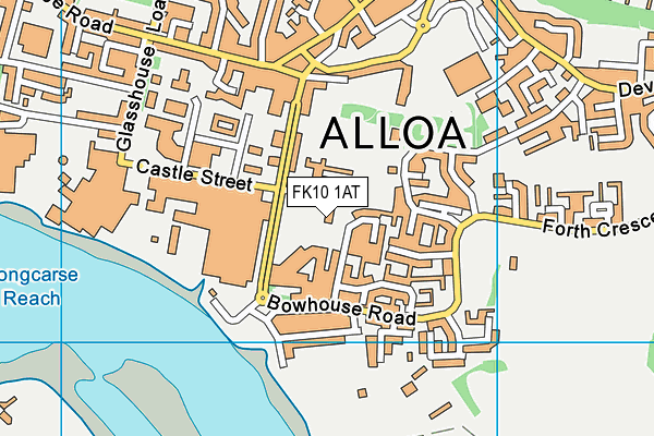 FK10 1AT map - OS VectorMap District (Ordnance Survey)