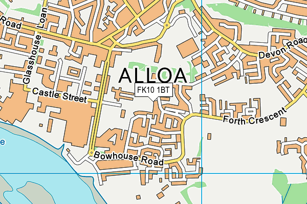 FK10 1BT map - OS VectorMap District (Ordnance Survey)