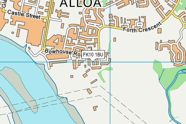 FK10 1BU map - OS VectorMap District (Ordnance Survey)