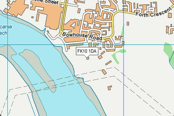 FK10 1DA map - OS VectorMap District (Ordnance Survey)