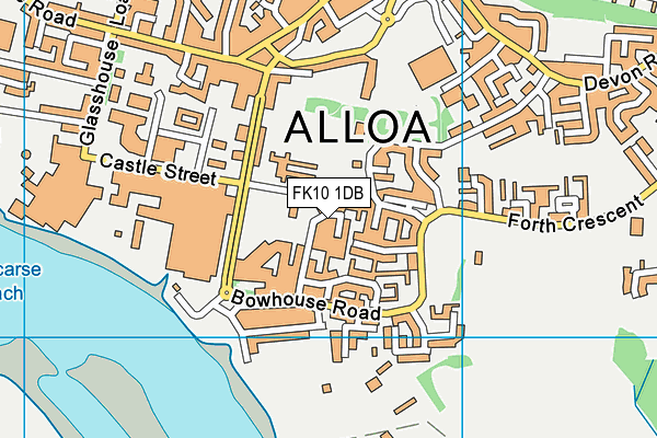 FK10 1DB map - OS VectorMap District (Ordnance Survey)