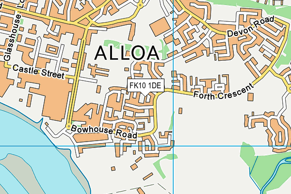 FK10 1DE map - OS VectorMap District (Ordnance Survey)