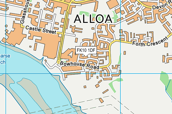 FK10 1DF map - OS VectorMap District (Ordnance Survey)