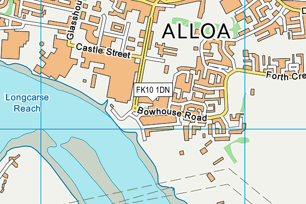 FK10 1DN map - OS VectorMap District (Ordnance Survey)