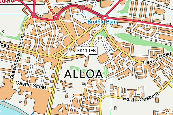 FK10 1EB map - OS VectorMap District (Ordnance Survey)