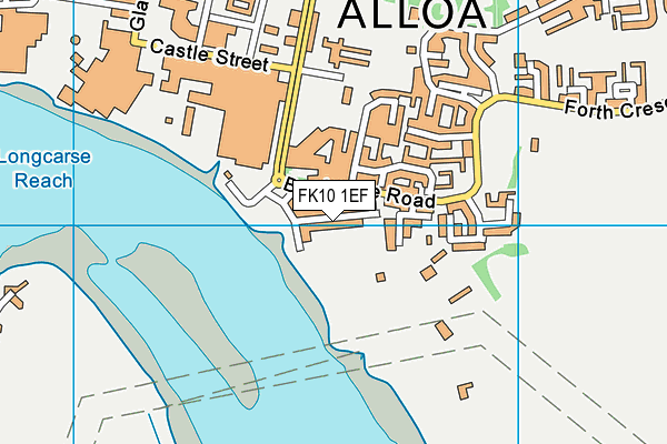 FK10 1EF map - OS VectorMap District (Ordnance Survey)