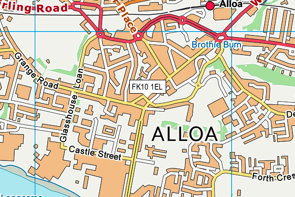Map of BUICK'S (ALLOA) LIMITED at district scale
