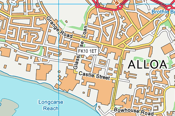 FK10 1ET map - OS VectorMap District (Ordnance Survey)