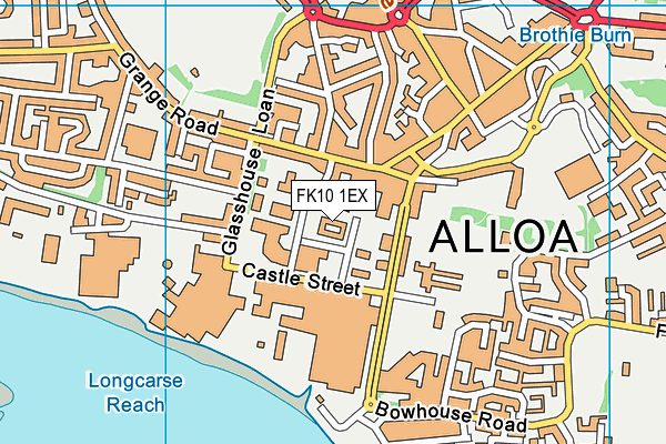 FK10 1EX map - OS VectorMap District (Ordnance Survey)