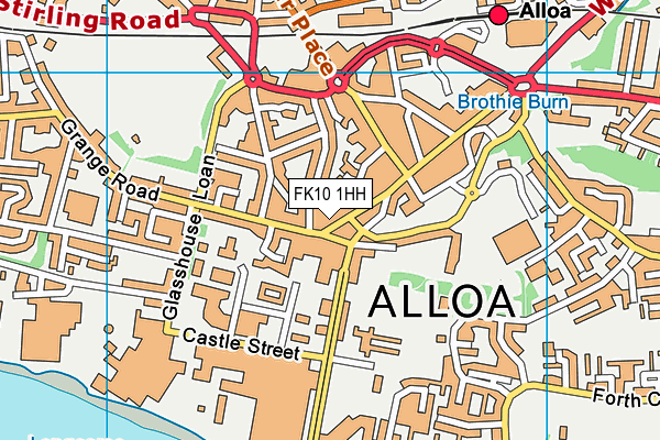 FK10 1HH map - OS VectorMap District (Ordnance Survey)