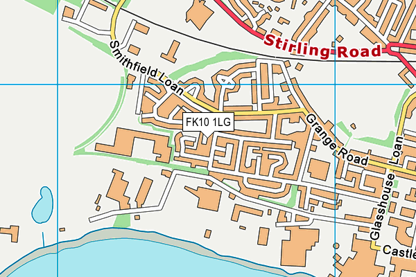 FK10 1LG map - OS VectorMap District (Ordnance Survey)