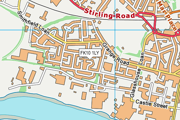 FK10 1LY map - OS VectorMap District (Ordnance Survey)